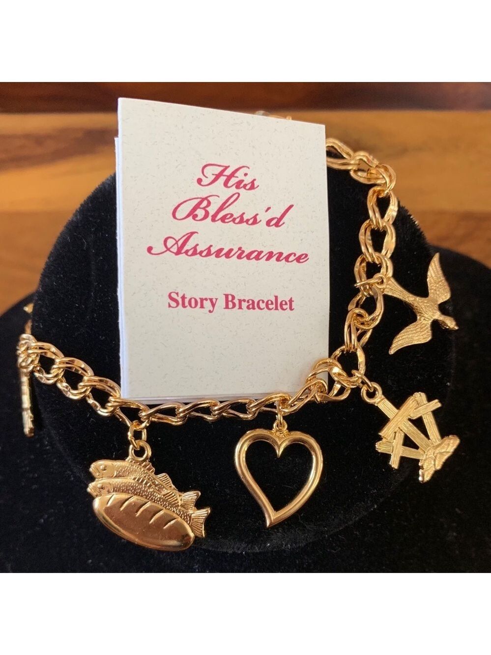 Christmas Story Gold Charm Bracelet